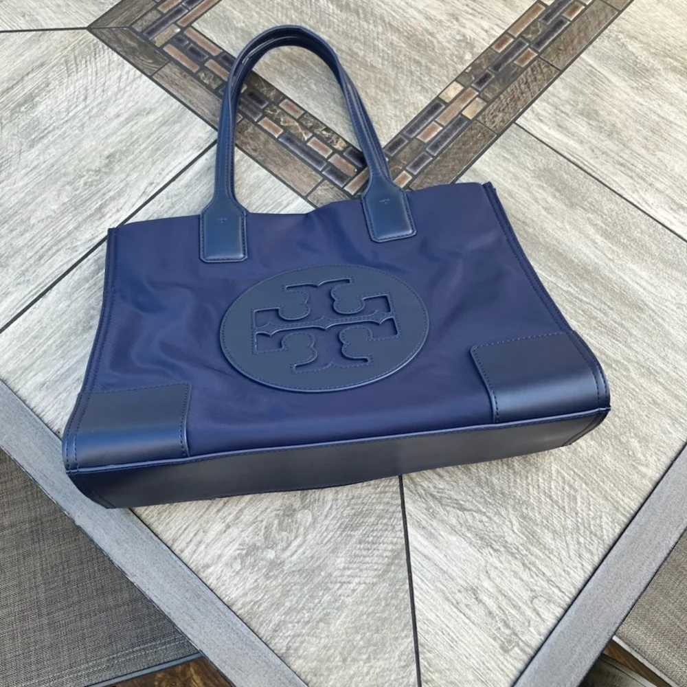 Tory Burch Dark Blue Tote - Picture 1 of 6